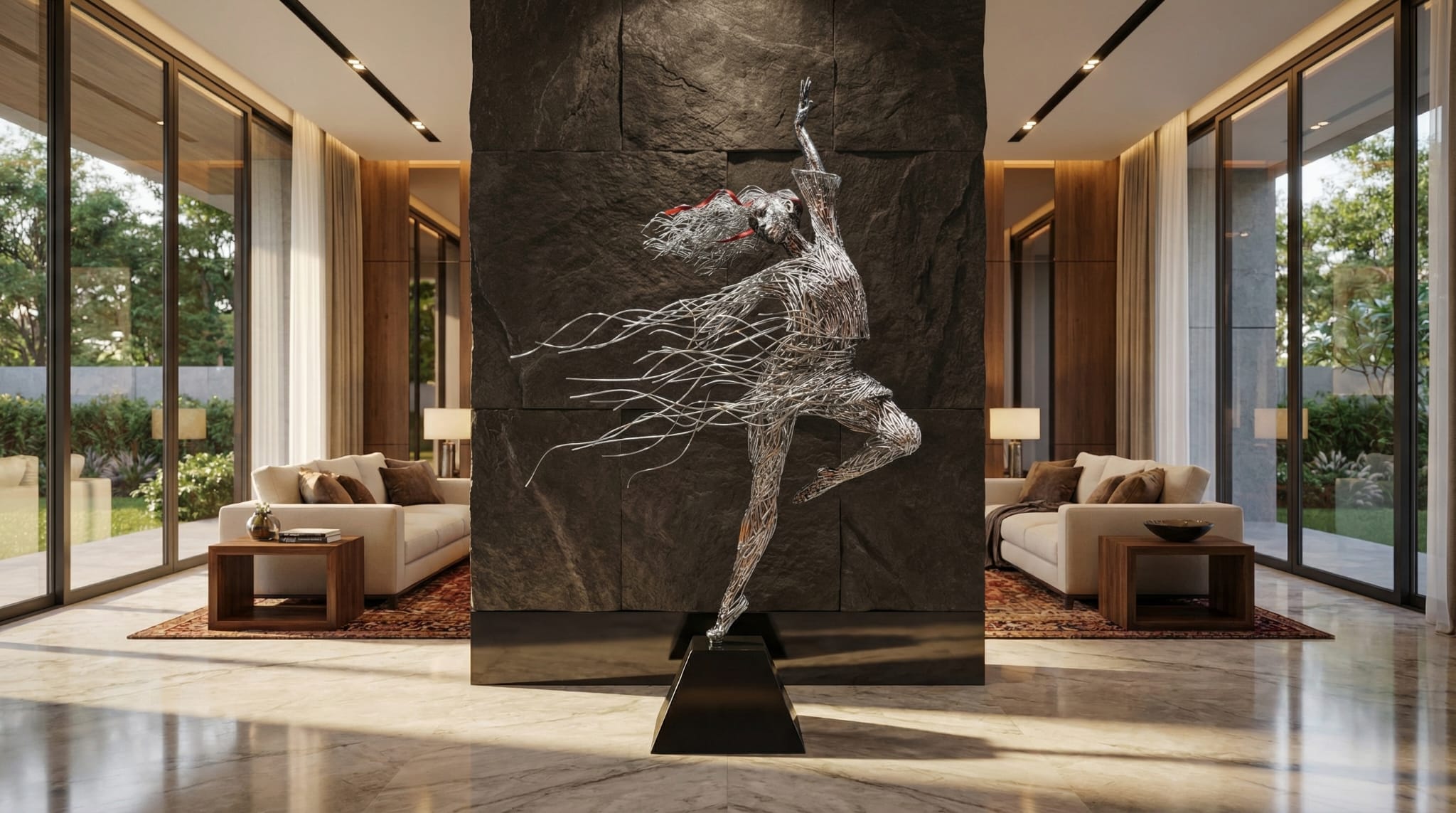 Dancing With The Wind in a private villa